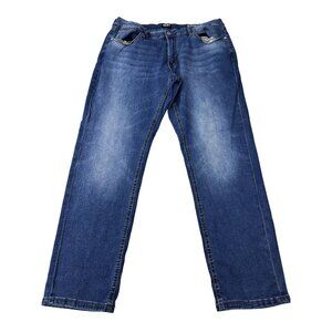 DKNY Mens Bedford Slim Fit Jeans Size 36/30 Denim Blue